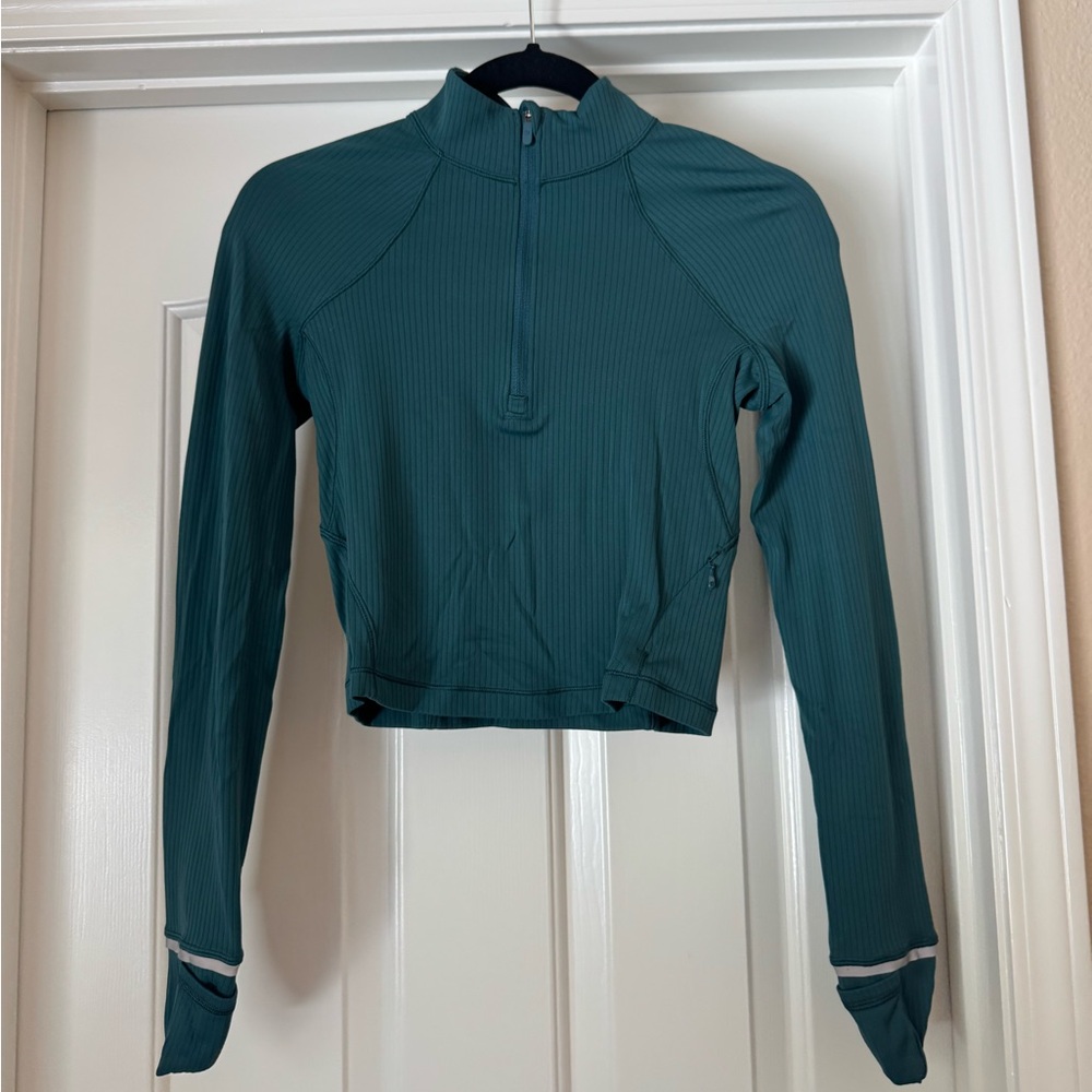 lululemon rulu cropped half zip